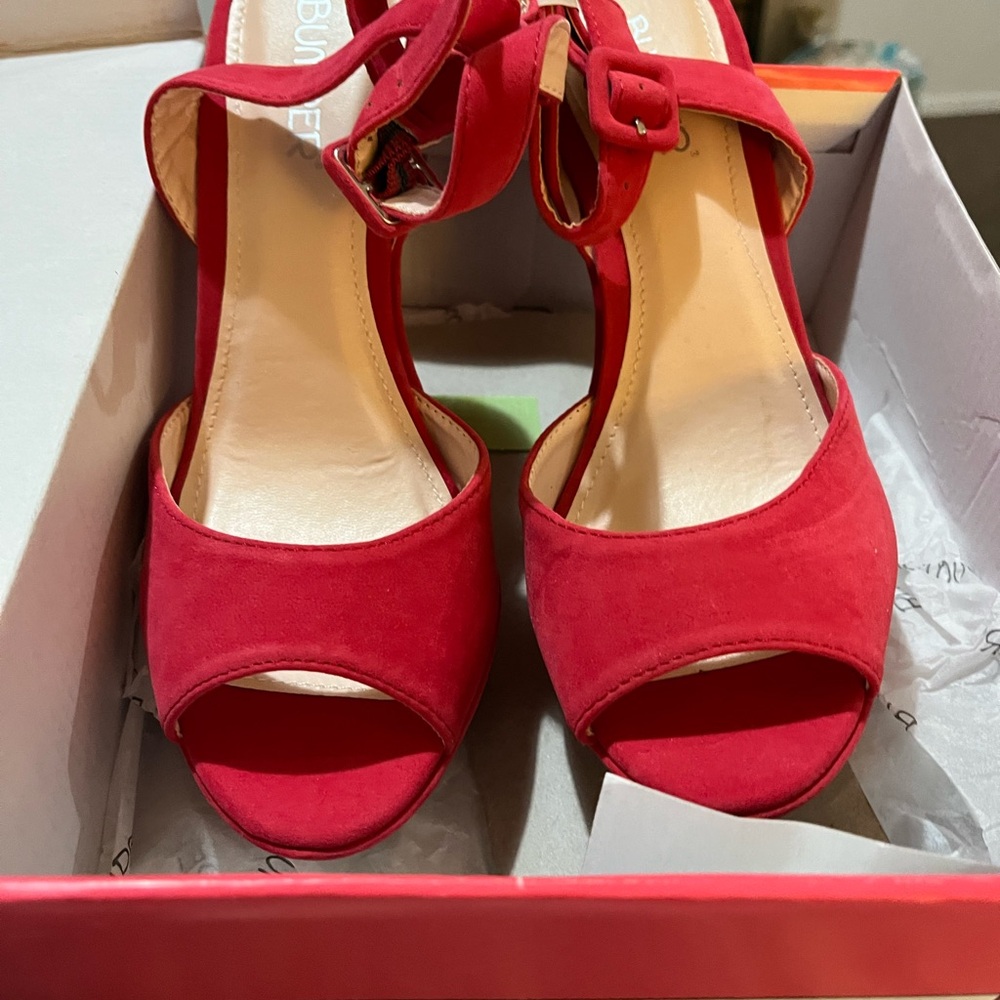 Elegant Red Women's Sandals